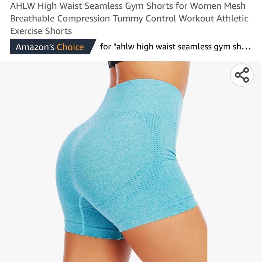 Amazon AHLW seamless gym shorts